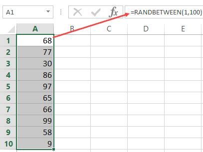 Generate Random Numbers in Excel (In Easy Steps).